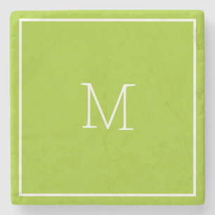 Avocado Green Stone Coaster