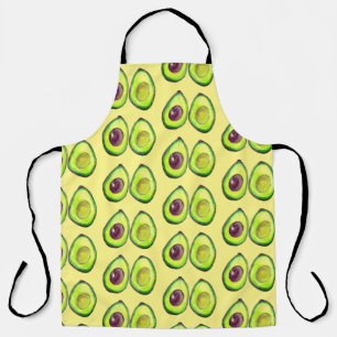 Avocado Green Vegan Foodie Vegeterian Foodie Apron