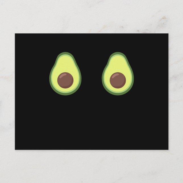 Avocado Halloween Costume Funny Avocados Postcard (Front)