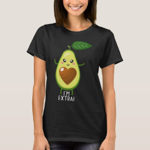 Avocado Healthy Fruit Guacamole Vegetarian Vegan 1 T-Shirt