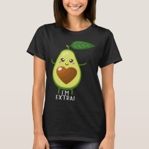 Avocado Healthy Fruit Guacamole Vegetarian Vegan 1 T-Shirt