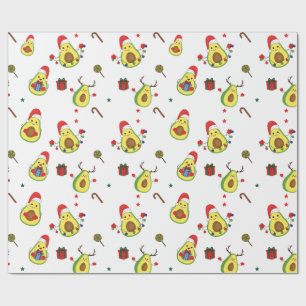 Avocado Holiday Wrapping Paper