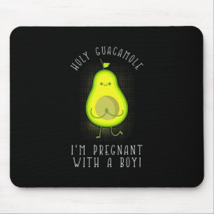 Avocado I Am Pregnant With A Boy Mouse Pad