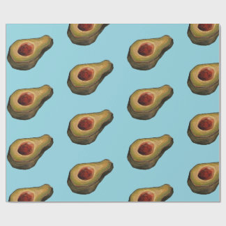Avocado illusion wrapping paper