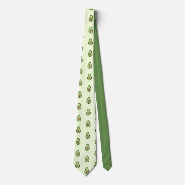 Avocado In Dots Tie (Front)