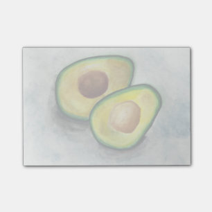 Avocado in Watercolor Post-it Notes