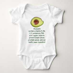 Avocado infant onsie creeper