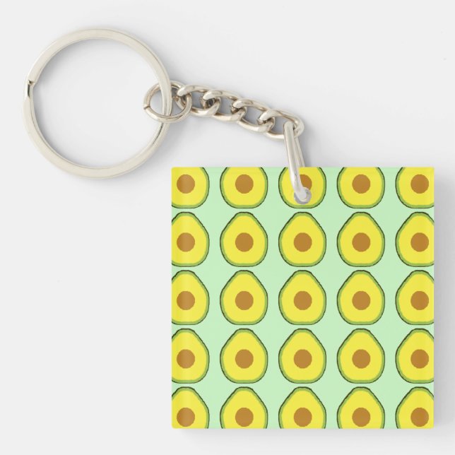 Avocado Keychain (Front)