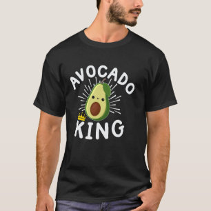 Avocado King For Men Kids Avocado Lover Vegan T-Shirt