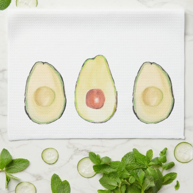 Avocado Kitchen Towel (Folded)
