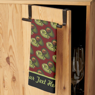 Avocado Kitchen Towel - Optional Personalization