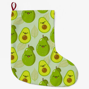 Avocado Large Christmas Stocking