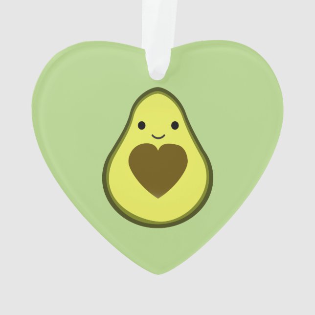 Avocado Love Cute Avocado avec coeur (dos)