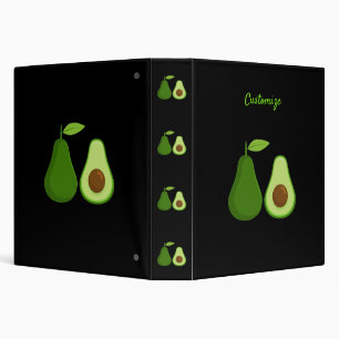 Avocado Lover Design Thunder_Cove Binder