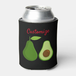 Avocado Lover Design Thunder_Cove Can Cooler
