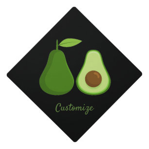 Avocado Lover Design Thunder_Cove Graduation Cap Topper