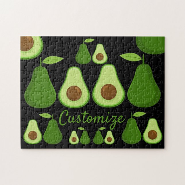 Avocado Lover Design Thunder_Cove Jigsaw Puzzle (Horizontal)