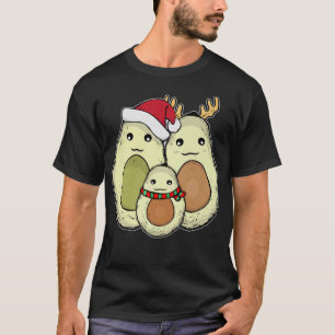 Avocado Lover Fun Old Fashioned Family Christmas T-Shirt