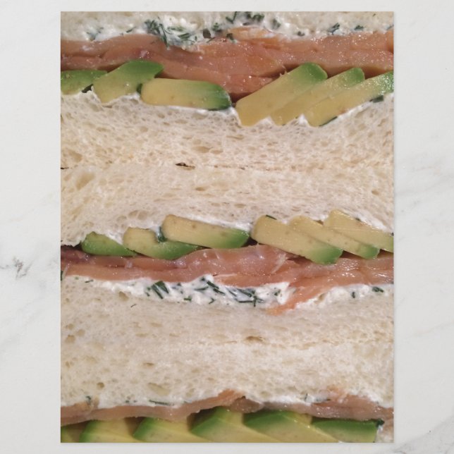 Avocado & Lox sandwich (Front)