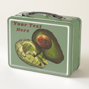 Avocado Lunch Box - Optional Personalization