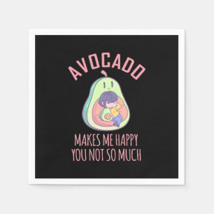 Avocado Makes Me Happy Napkin
