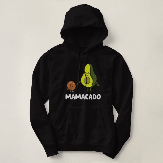 Avocado Mama Avocado Mom Funny Avocado Mamacado  Hoodie (Design Front)