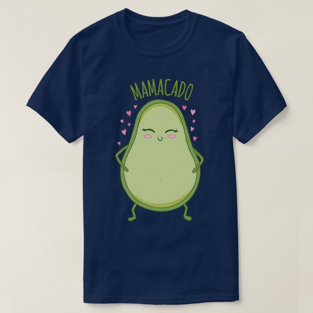 Avocado Mamacado T-Shirt (Design Front)