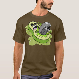Avocado Monster Alien Ufo T-Shirt