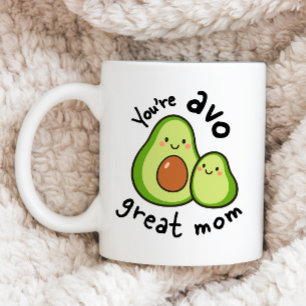 Avocado - Mothers Day Apreciation Gift  Two-Tone Coffee Mug