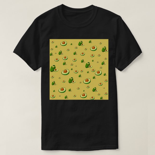 Avocado Motif Design Classic TShirt (Design devant)