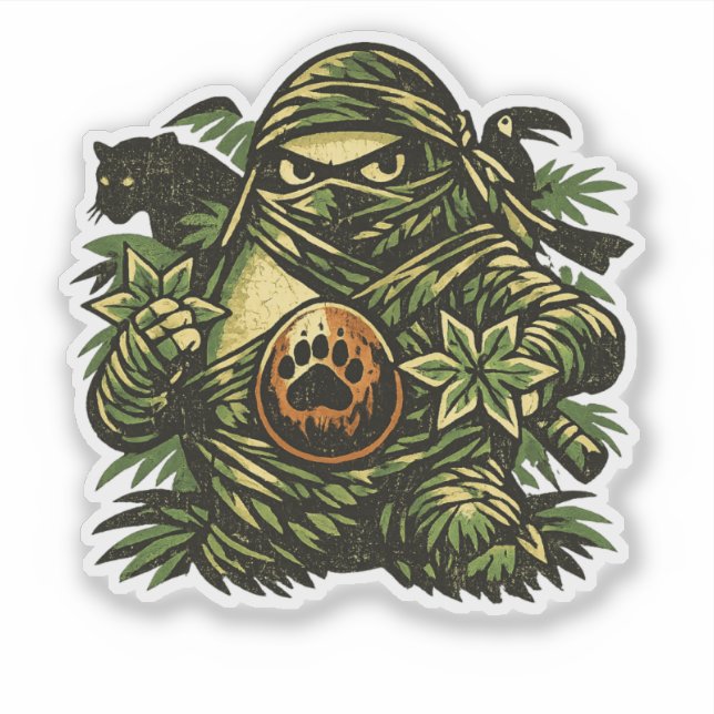 Avocado Ninja — Shadow of the Jungle  (Front)
