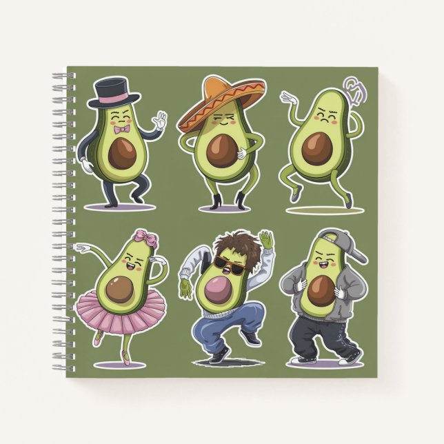 avocado notebook (Front)