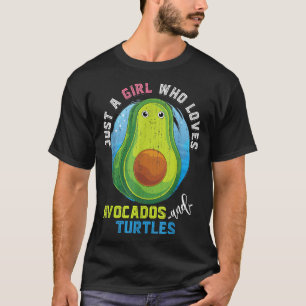 Avocado Ocean Animal Lover Girls Women Pet Cute Tu T-Shirt