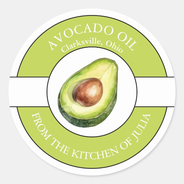 Avocado Oil Label (Front)