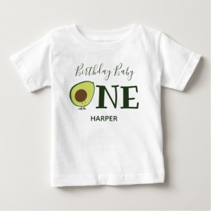Avocado One 1st First Birthday Baby T-Shirt
