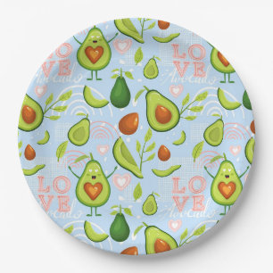 Avocado Paper Plate