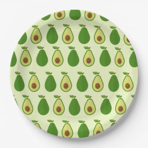 Avocado Party 9" Plates