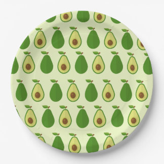 Avocado Party 9" Plates