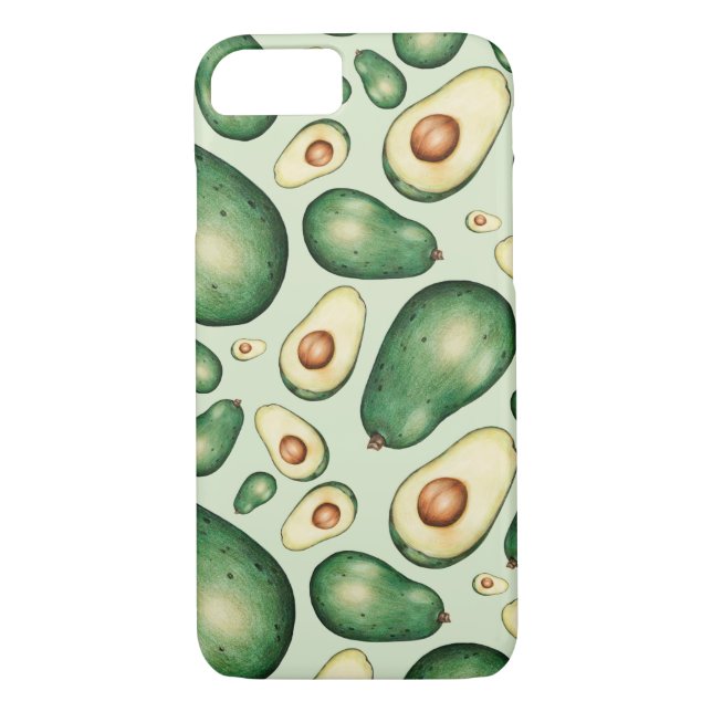 Avocado Pattern Case-Mate iPhone Case (Back)