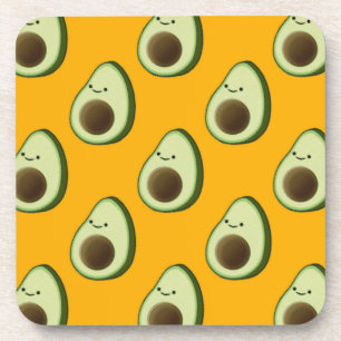 Avocado Pattern Coaster