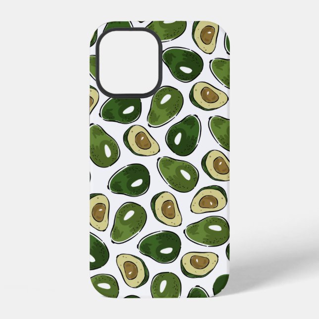 Avocado pattern iPhone case (Back)