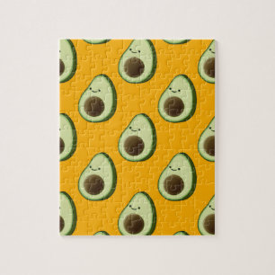 Avocado Pattern Jigsaw Puzzle