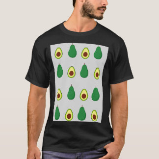 Avocado pattern light grey T-Shirt