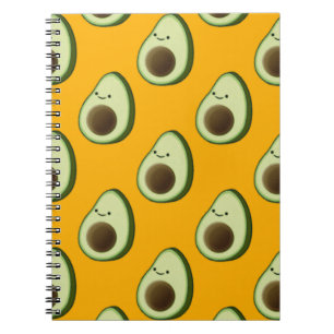 Avocado Pattern Notebook