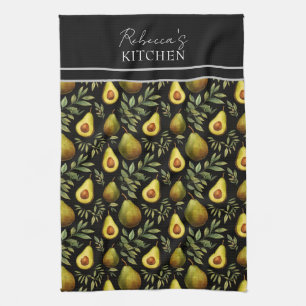 Avocado Pattern Personalized Kitchen  Kitchen Towel