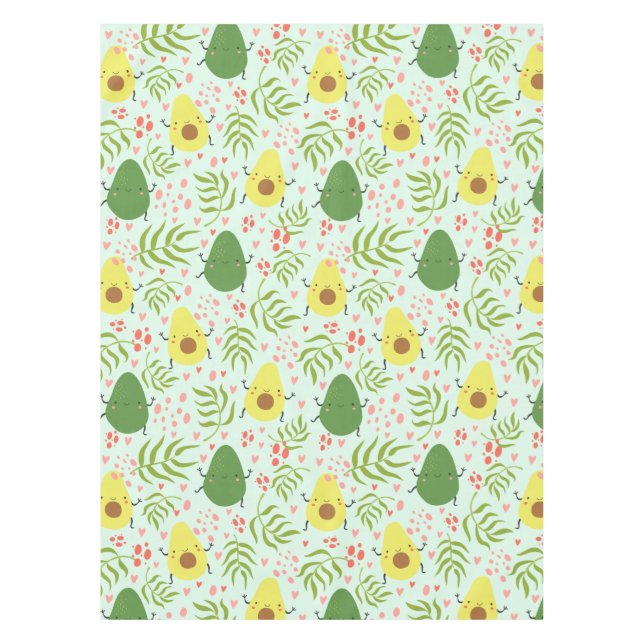Avocado Pattern Tablecloth (Front)