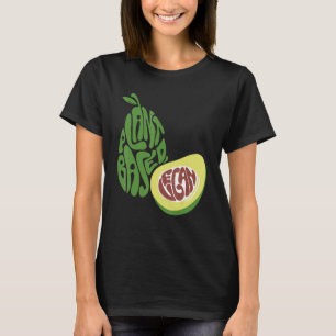 Avocado Plant Based World Vegetarian Day Vegan Veg T-Shirt