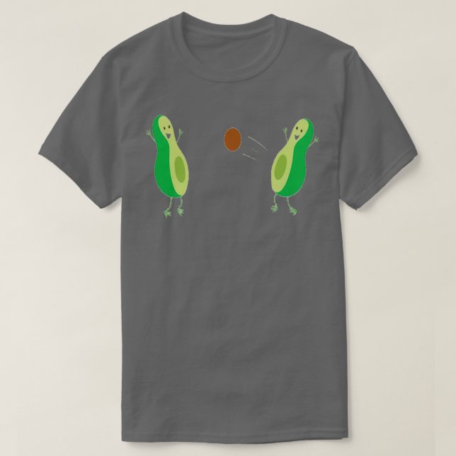 avocado playing ball 14 T-Shirt (Design Front)