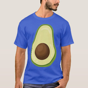 Avocado Pocket Funny Cartoon Cute Vegan Unise Tee
