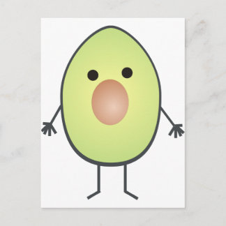 avocado postcard